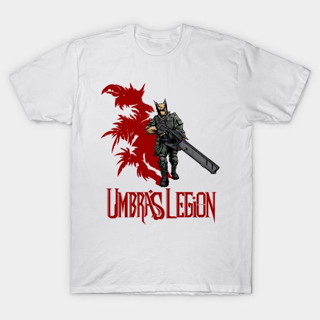 Umbra's Legion: "Charon's Obol" Sniper Thylacine T-Shirt by Phobotech